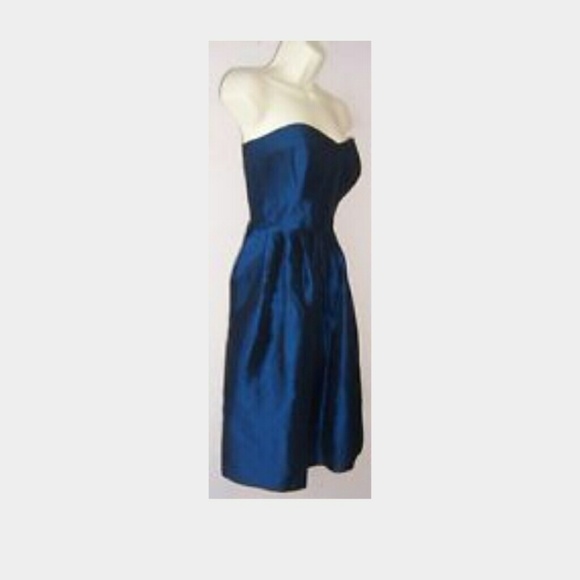 Formal mini strapless dress