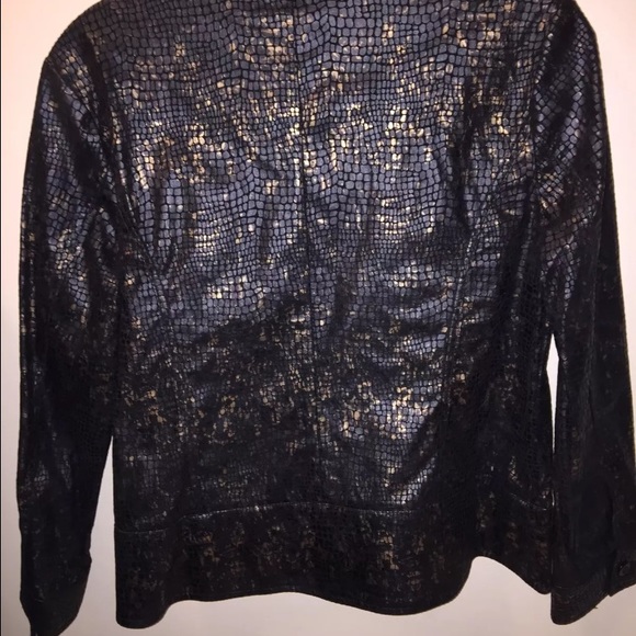 Arch Hill Black Snakeskin Pattern Jacket - Picture 2 of 4