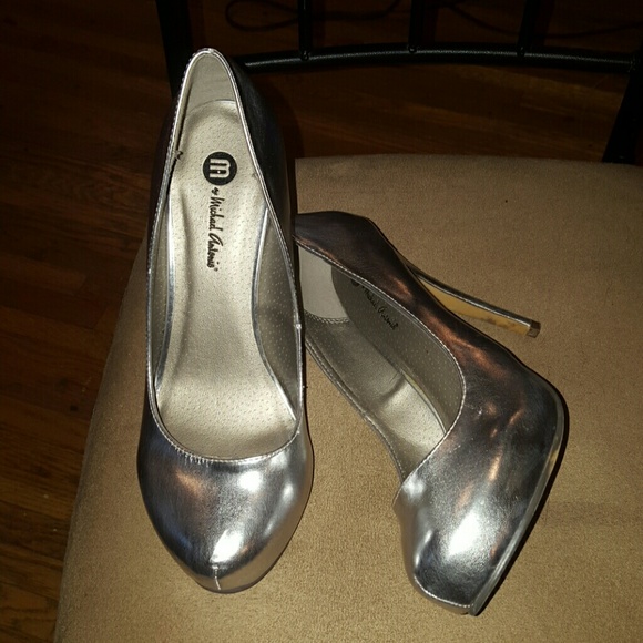 Beautiful silver shoes
