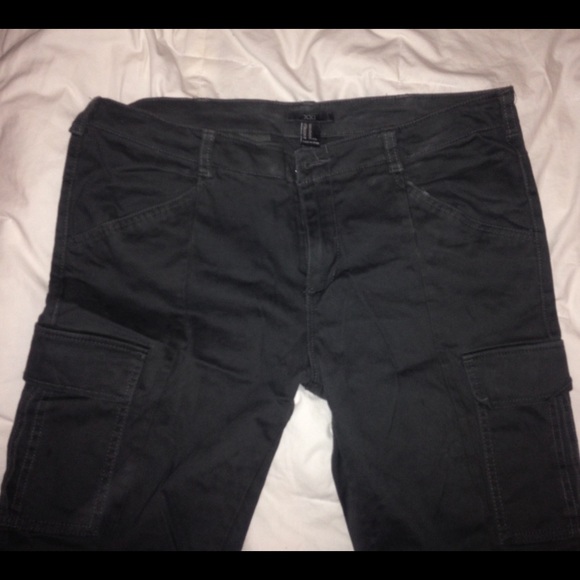 Dark gray cargo pants