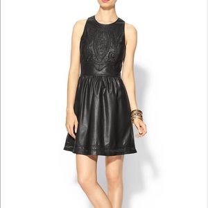 Sabine Vegan Leather Dress