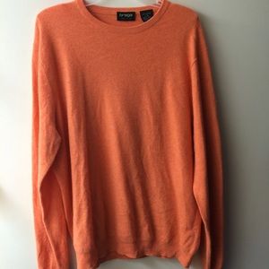Orange 100% Cashmere Long Sweater Women's