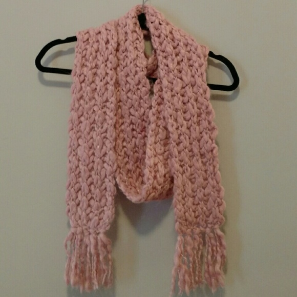 Pink Knit Scarf - Picture 1 of 2