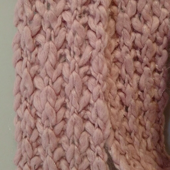 Pink Knit Scarf - Picture 2 of 2