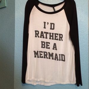 Mermaid Baseball Tee