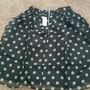 Polka dot skirt