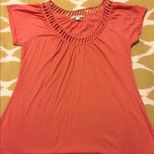 Banana Republic salmon tee