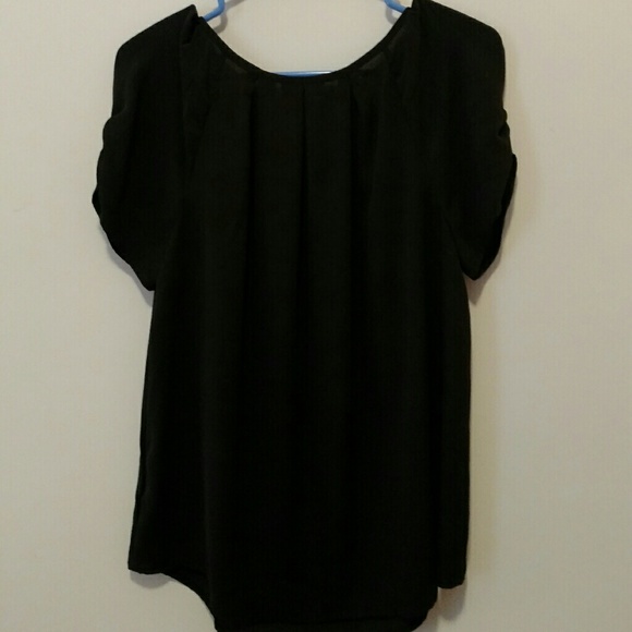 Apt. 9 Black Polyester Dress Shirt - Picture 2 of 3