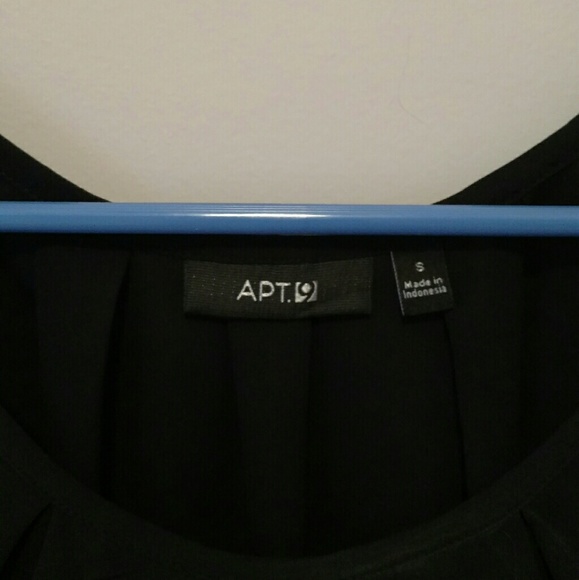 Apt. 9 Black Polyester Dress Shirt - Picture 3 of 3