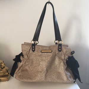 Juicy Couture Gold Glitter Handbag