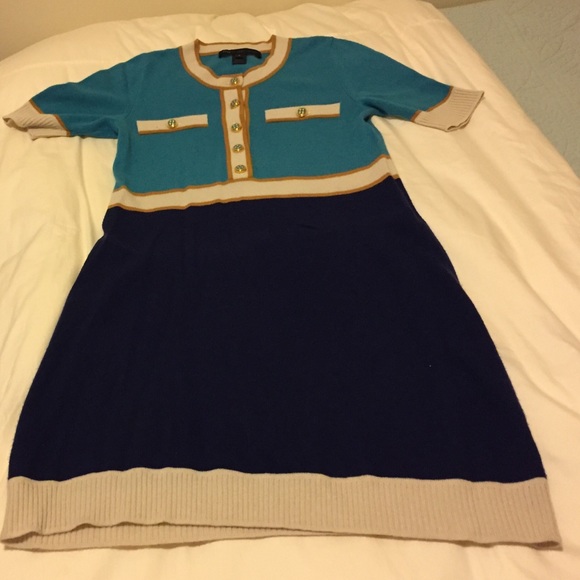 Marc Jacobs color block sweater dress