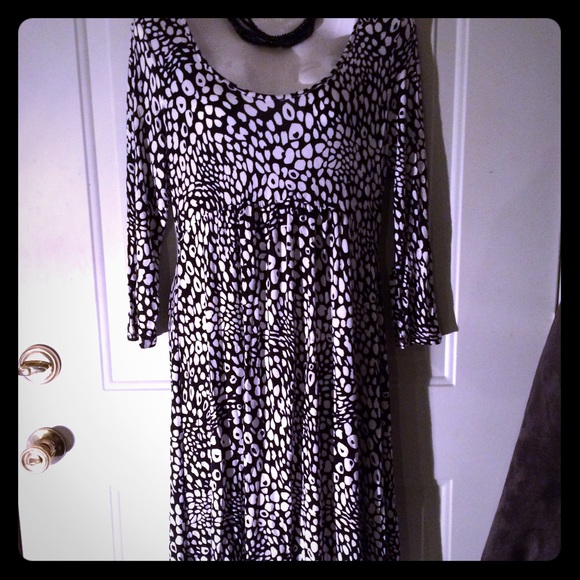 Long sleeve Animal print Madison dress