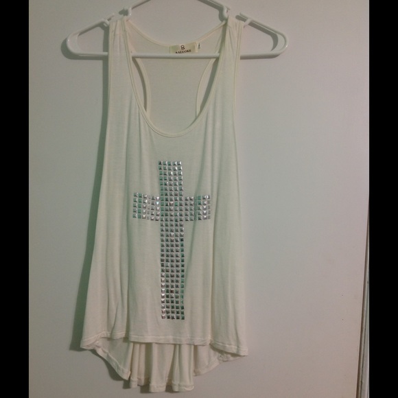 SOLD ON MERC Studded Cross Tank - Picture 2 of 3