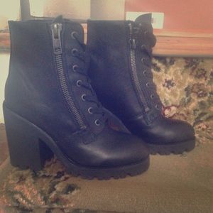 Brand new never worn. ASH Poker Leather boots