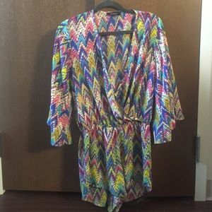 Multicolored romper