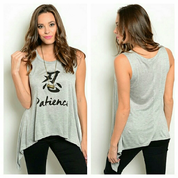 NEW Gray Patience with Asian Logo Made inUSA