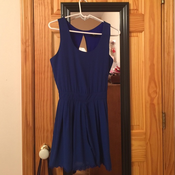 blue romper