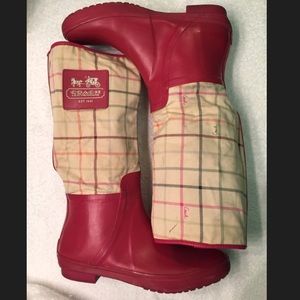 Coach Rainboots