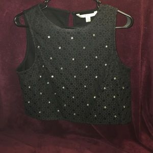 LAUREN CONRAD LONG CROPPED TEE