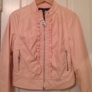 Pink Leather Jacket