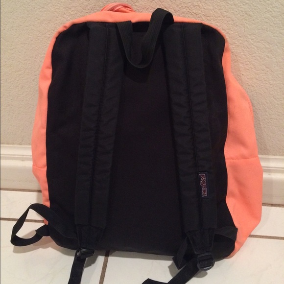 Jansport Bags Bright Peach Jansport Backpack Poshmark
