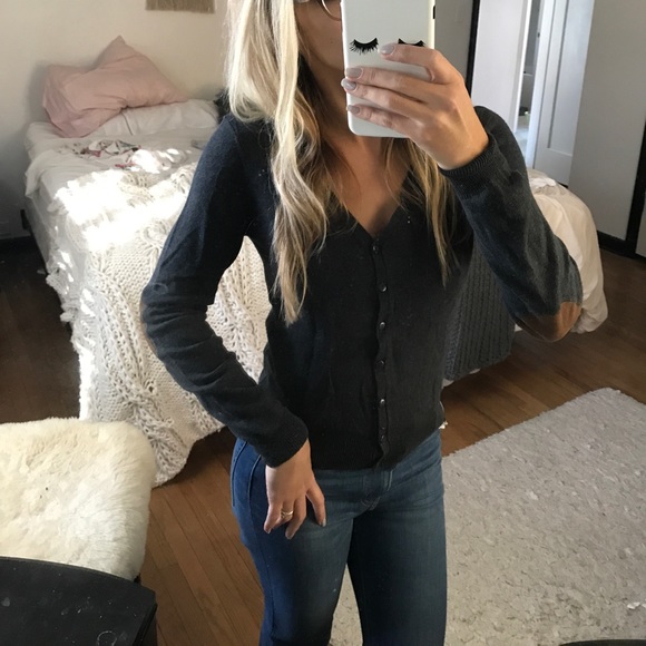 H\u0026M | Sweaters | Hm Grey Elbow Patch 