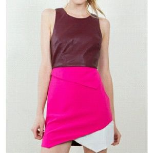 Electric Leather Dress