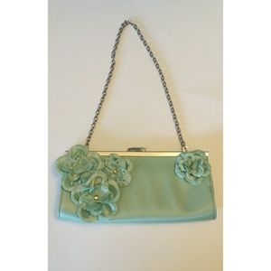 Seafoam Green American Eagle Shoulder Bag/Clutch