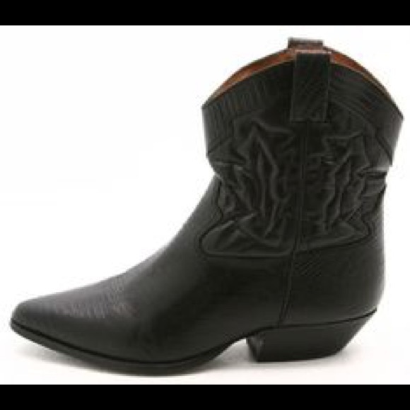 Vintage Leather Cowboy Boots, size 8/8.5