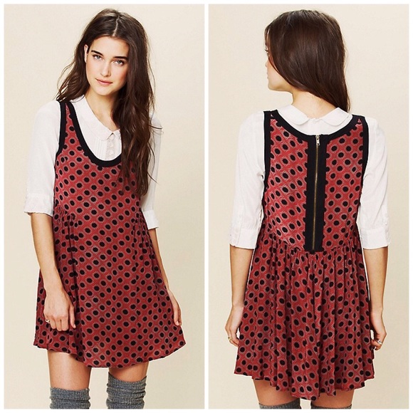 Free People Dresses & Skirts - Free People Dot Swing Dress