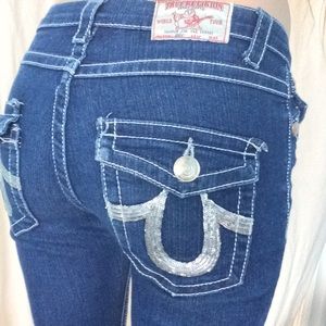 True Religion Joey Jeans with Sparkle Detail