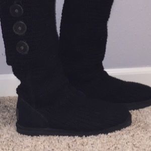 Black Cardigan UGGS