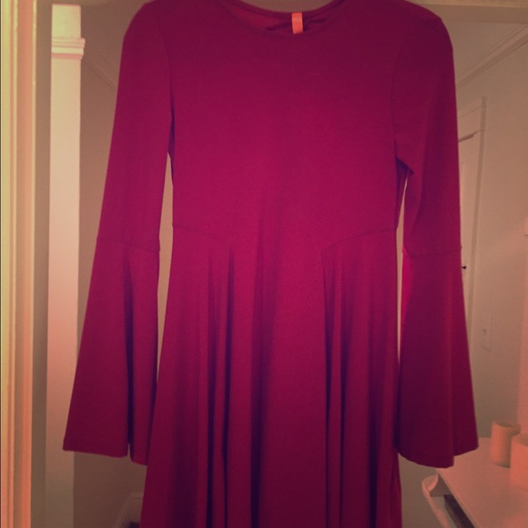 Flared Sleeve Dress