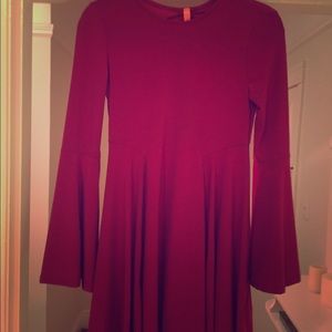 Flared Sleeve Dress