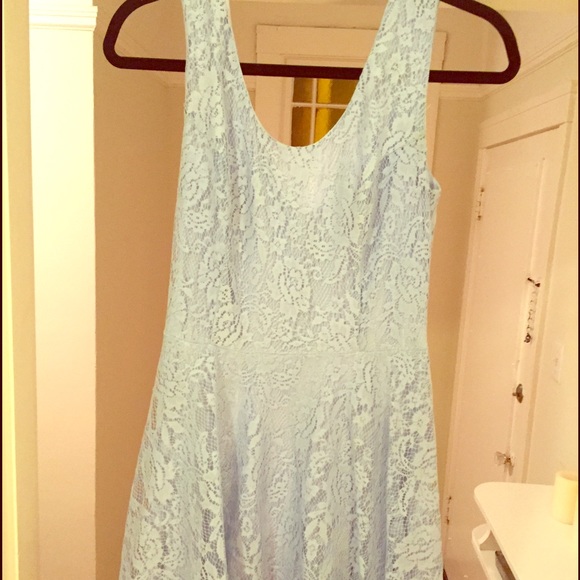 Periwinkle lace dress
