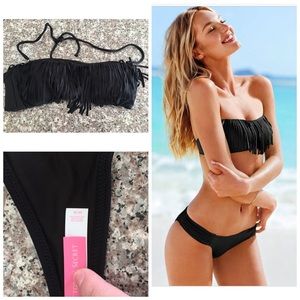 Victoria's Secret fringe bikini top