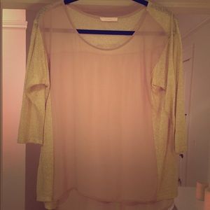 Gold detailed blouse