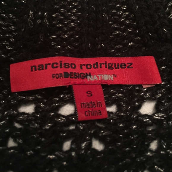 Narcisco Rodriguez black and silver sweater - Picture 3 of 4