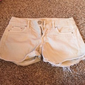 Tan American Eagle shorts