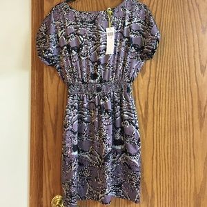 NWT BCBG purple satin dress -gorgeous!!