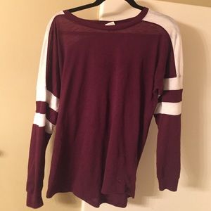 Jersey style Vs cotton top