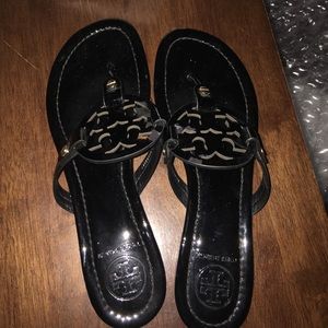 Black Tory Burch Miller sandals