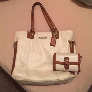 Coach handbag & wallet