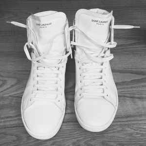 Saint Laurent SL white high top sneakers Saint Laurent SL white high top sneakers
