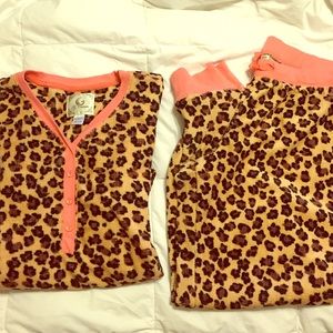 Animal print pajamas
