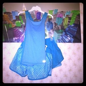 Champion Duodry running set Small 2 shorts 1 top