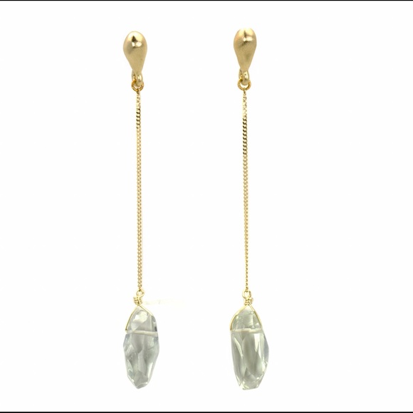 Colette Malouf 14Kgold & Amethyst earrings
