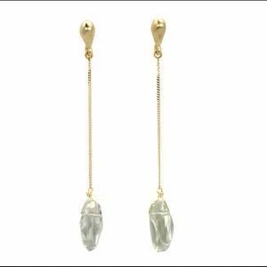 Colette Malouf 14Kgold & Amethyst earrings