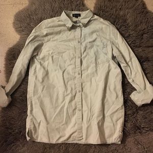 Light denim button up