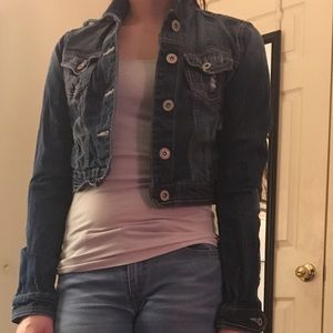Super-cute Denim Cropped Jacket